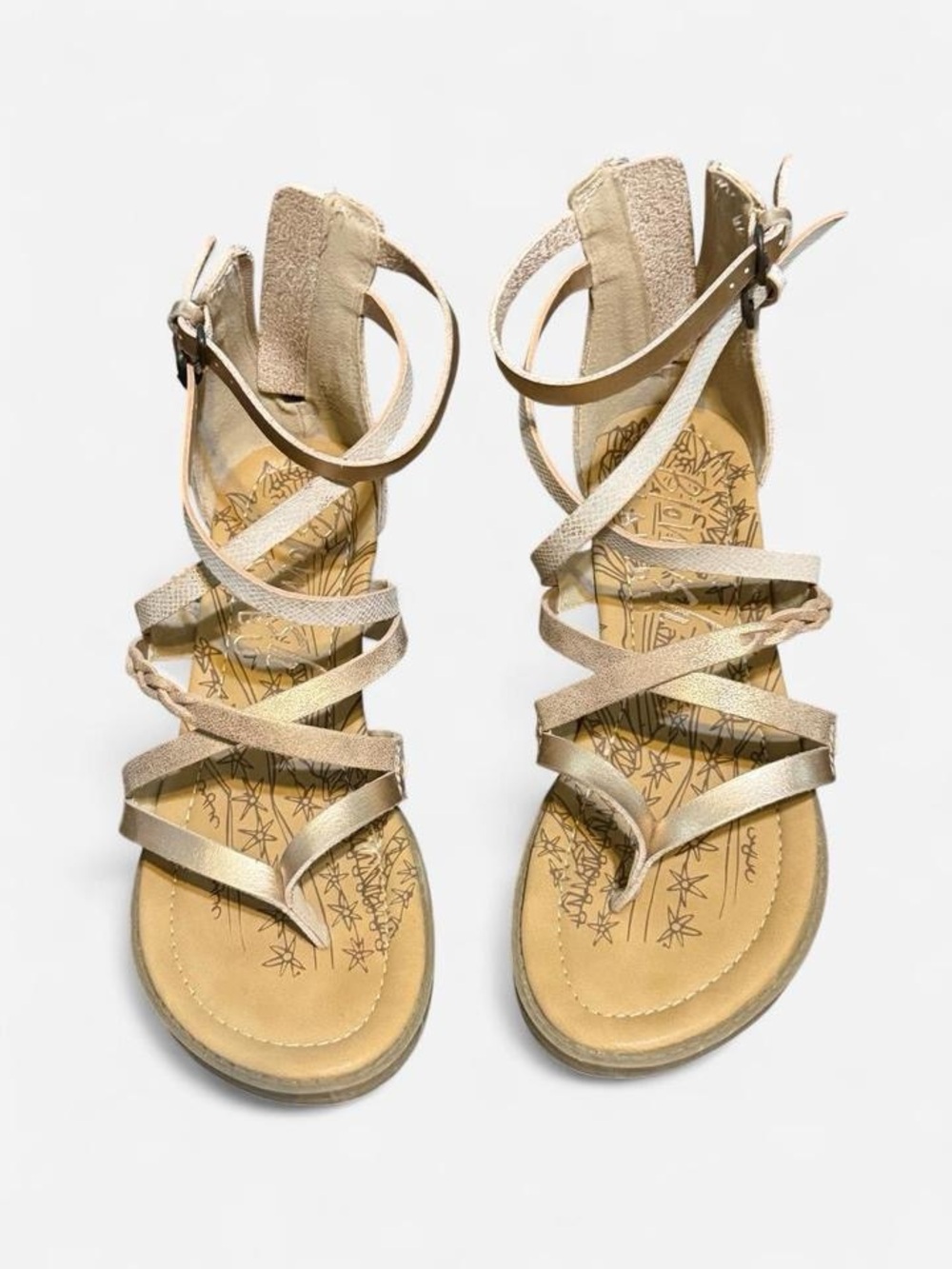 Blowfish | Gold + Cream + Rose Gold | Strappy Sandals